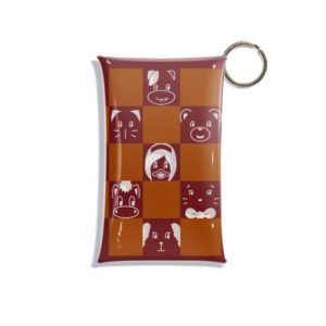 ミニクリアマルチケース(ブラウン)