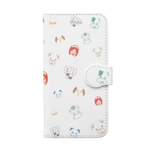 手帳型スマホケース(ホワイト)